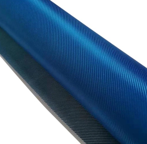 Colored carbon fiber fabric