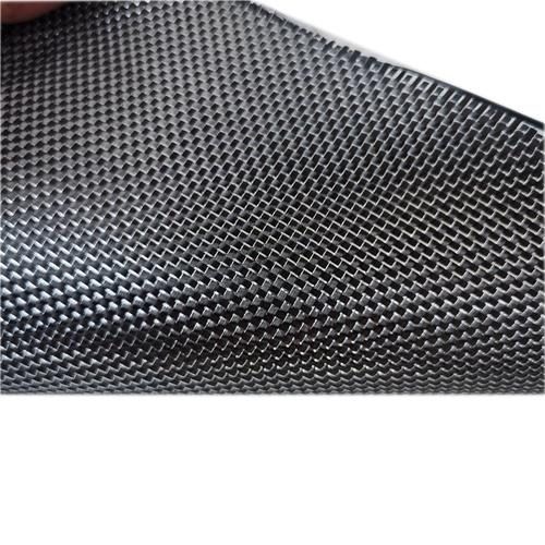 Metallic shinning carbon fiber fabric
